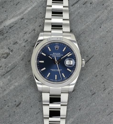 rolex fond bleu homme